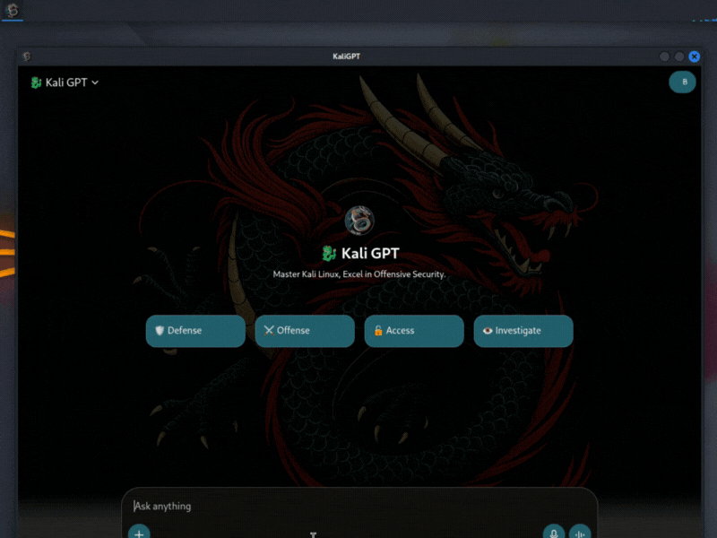 Kali GPT